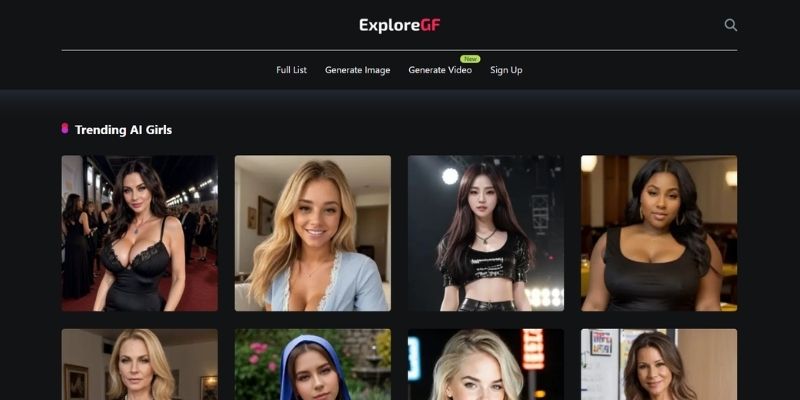 explore gf homepage