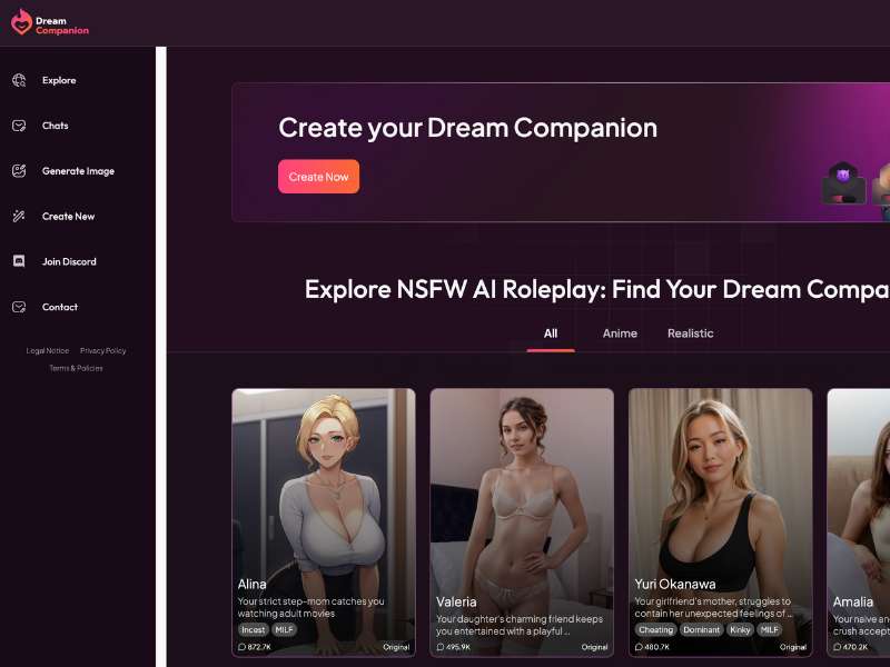 dream companion app features