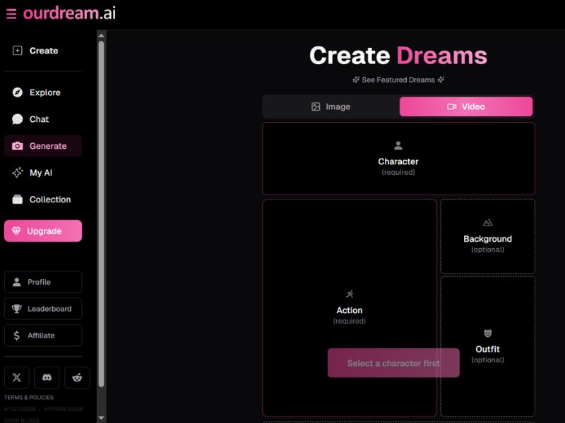 ourdream ai video generator