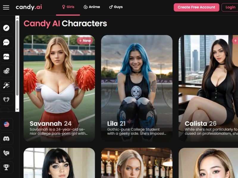 candy ai characters