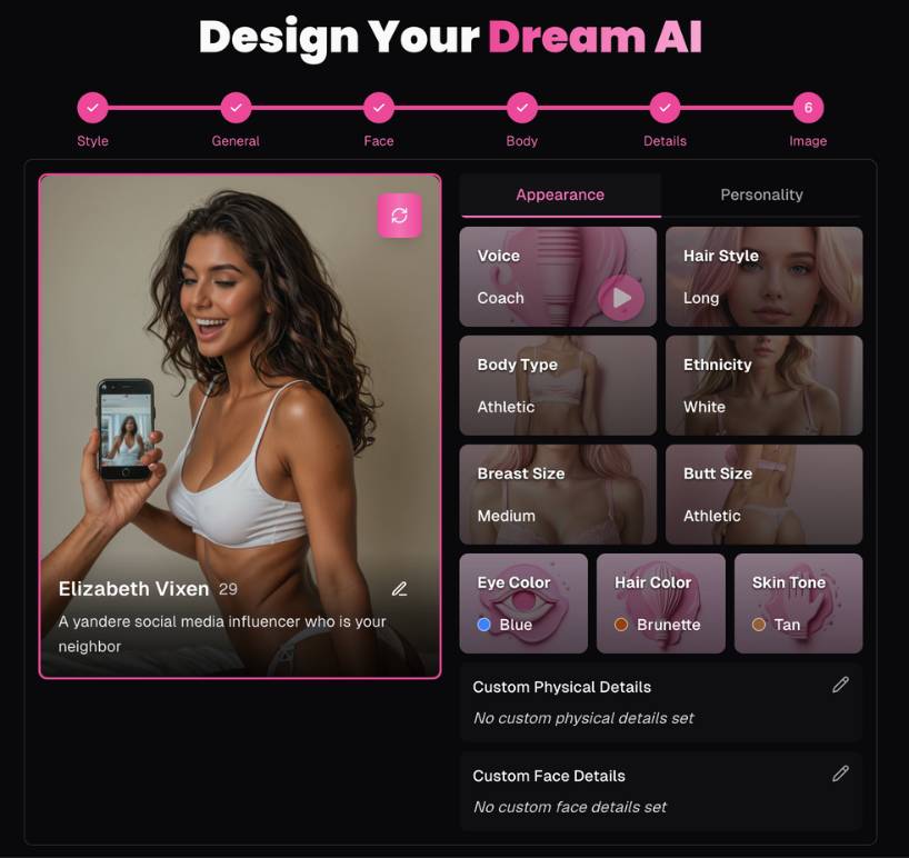 step6 - here is your ai girlfriend