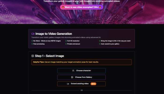 freegf ai uncensored video generation