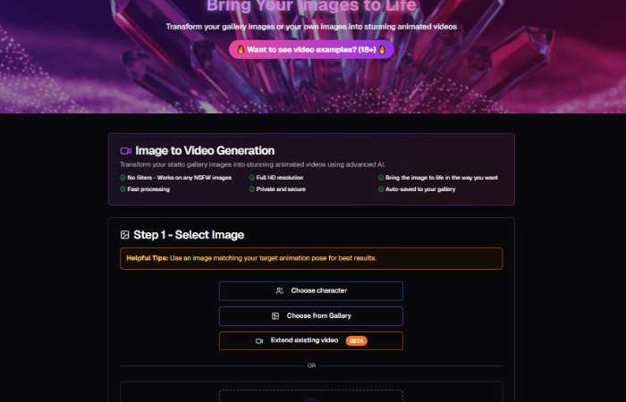 freegf ai uncensored video generation