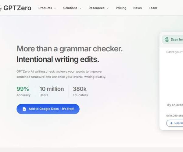 gptzero grammar checker