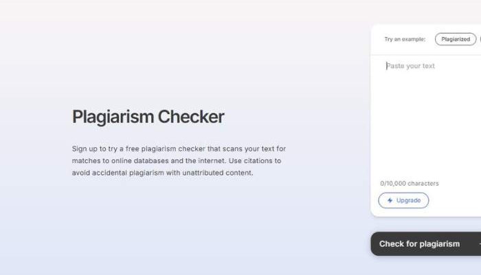 gptzero plagiarism checker