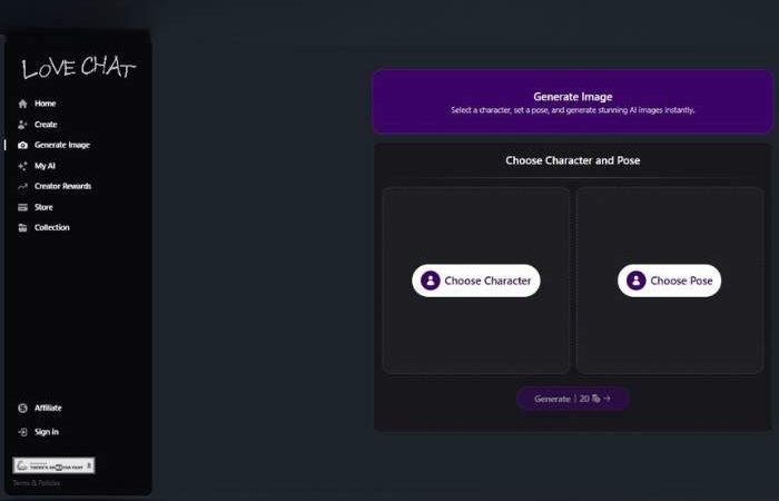 lovechat uncensored image generator
