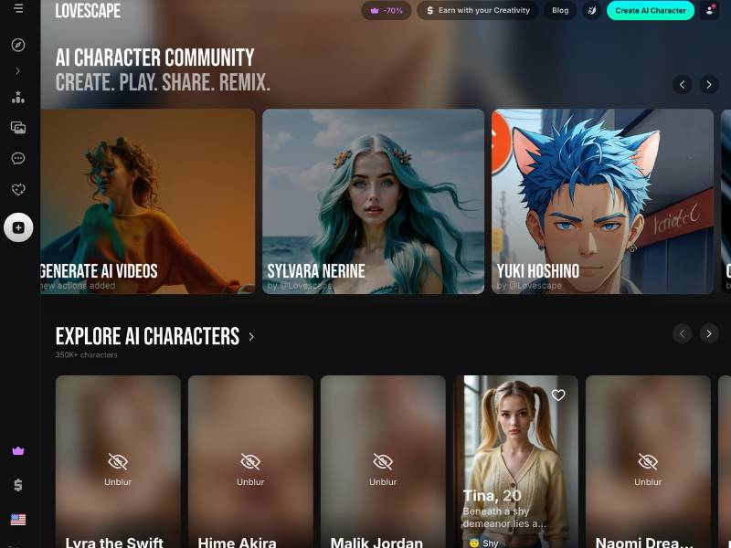 lovescape app ai