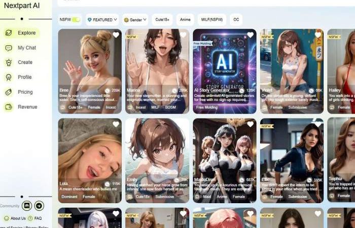 nextpart ai unfiltered chat