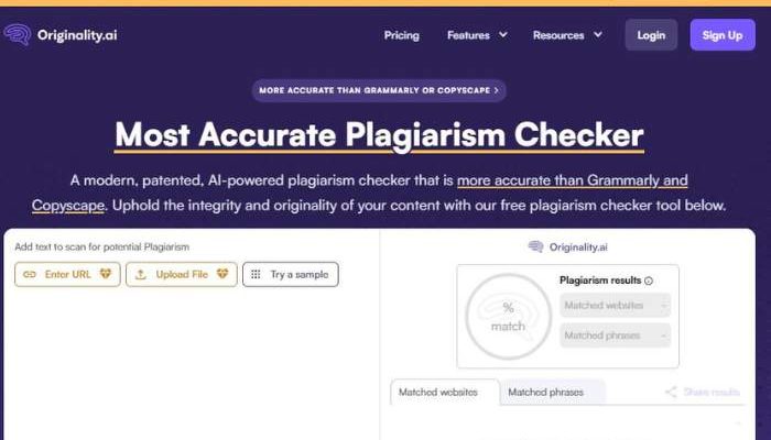 originality ai plagiarism checker