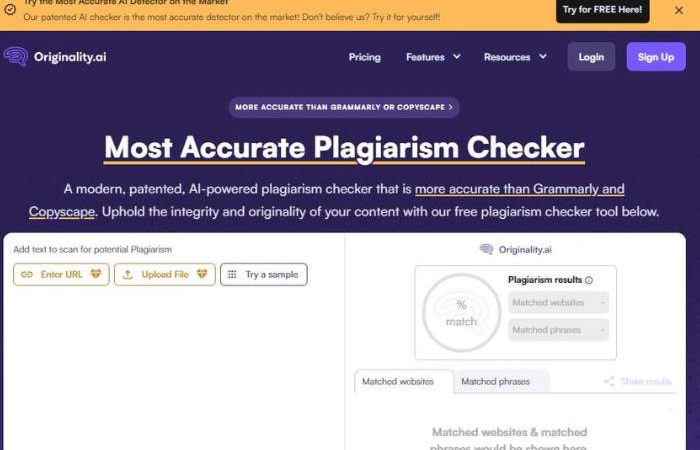 originality ai plagiarism checker