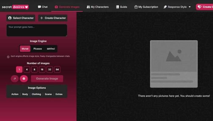 secretdesires ai image generator