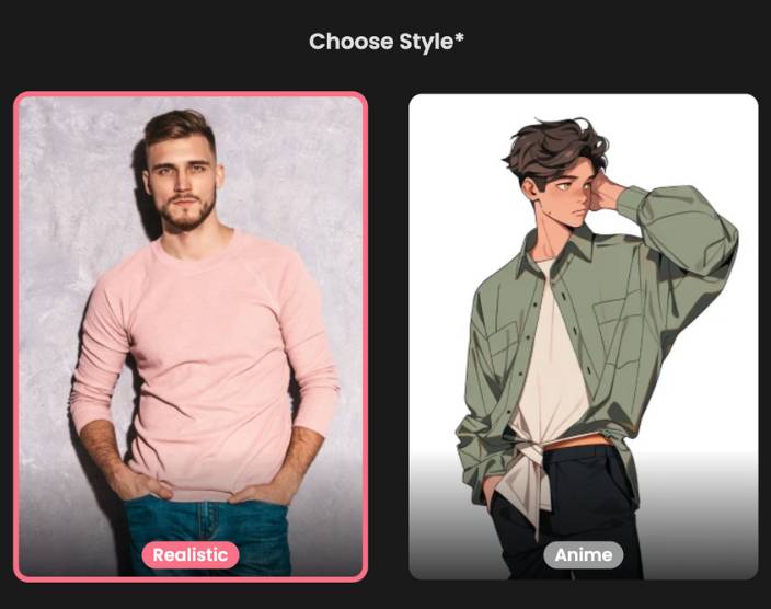 step1 - choose style