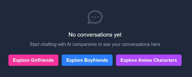step1 - choose who want to chat with