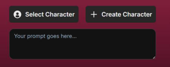 step1 - select or create character