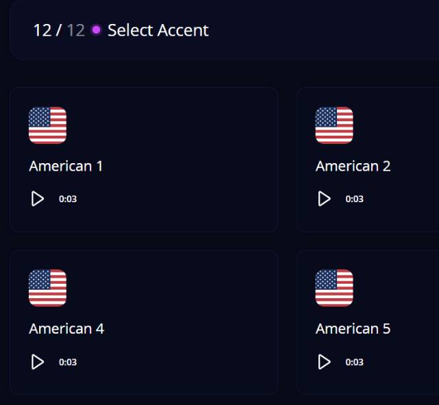 step12 - select accent