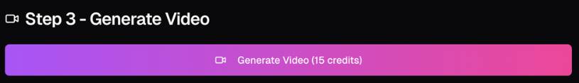 Step3 - generate video