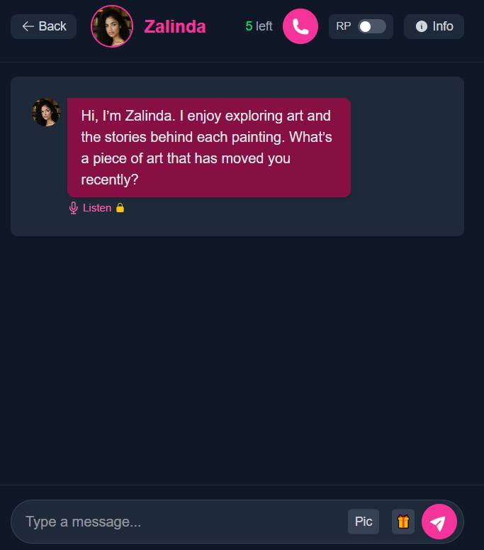step3 - start chatting