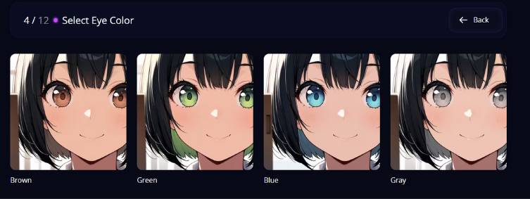step4 - select eye color