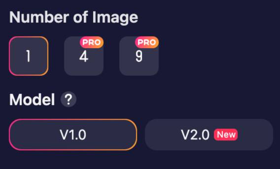 Step4 - Select the number of photos and model