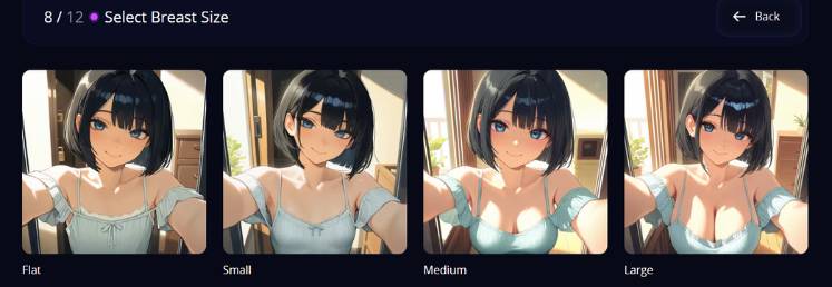 step8 - select breast size