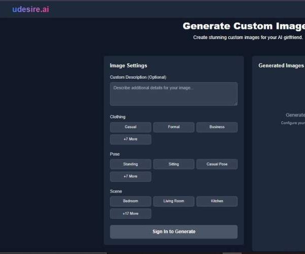 udesire ai image generator