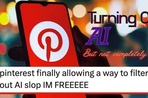 pinterest gives users the power to “turn down the ai” — but not completely