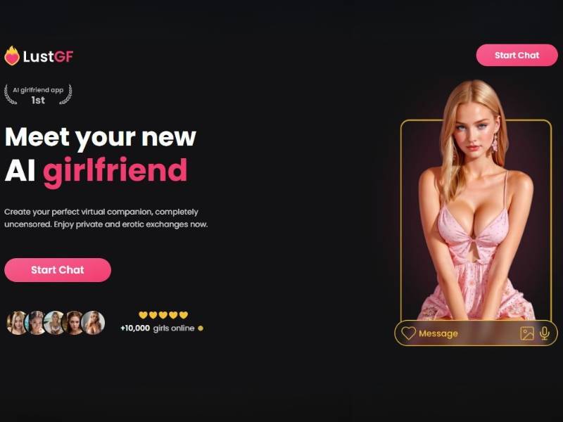 LustGF Chatbot Features and Pricing Model