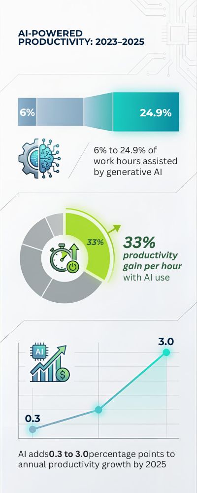 ai powered productivity 2023-2025