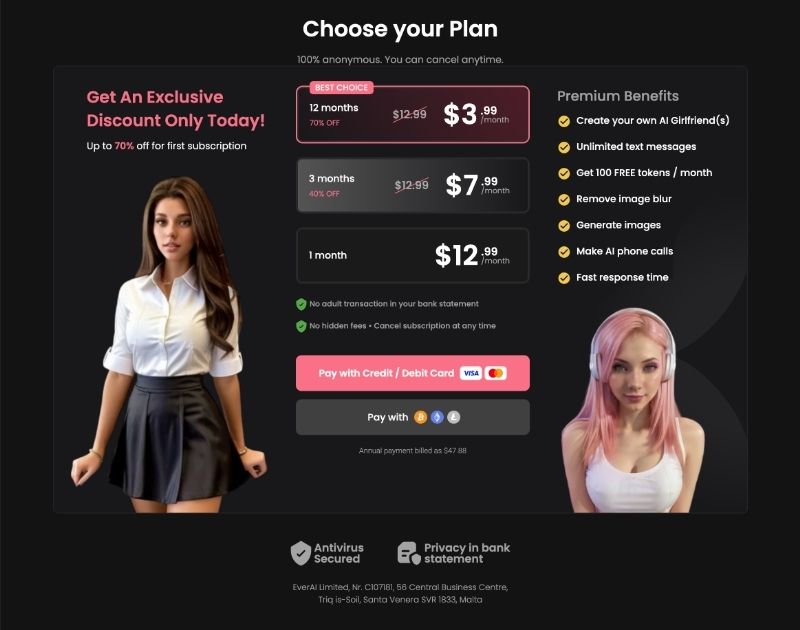 candy ai subscription plans