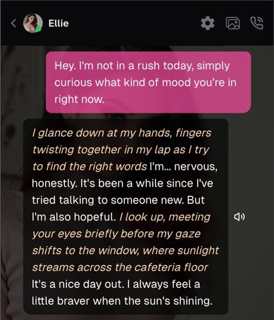 ourdream chatbot testing 1