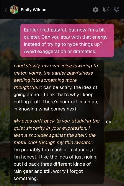 ourdream chatbot testing 1