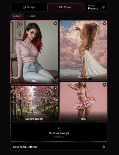 ourdream video generator test